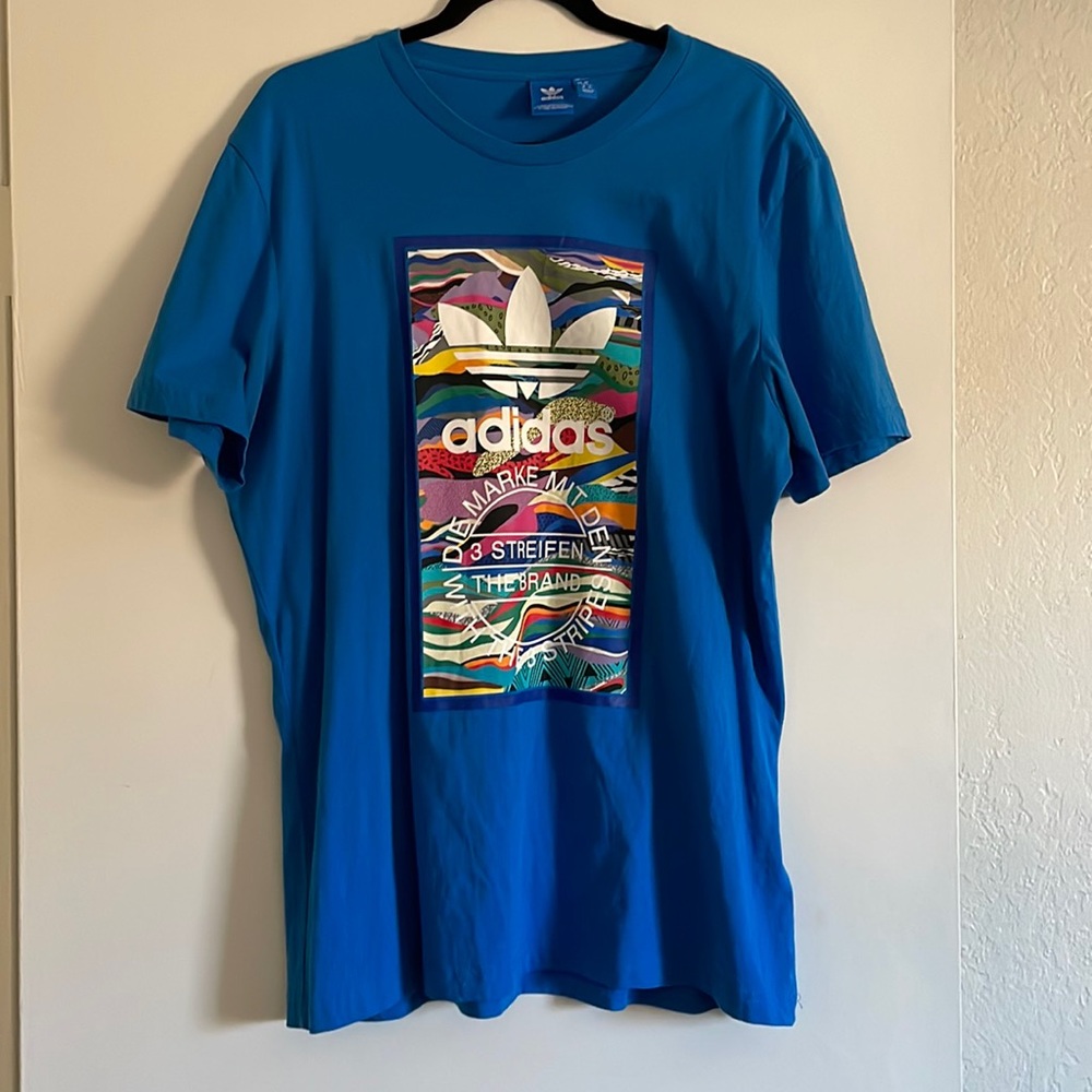 Blue XL Adidas Shirt
